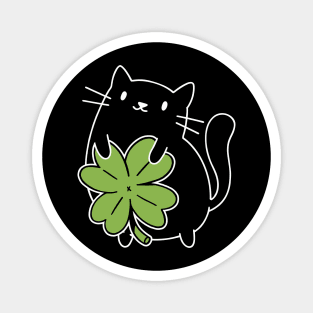 Lucky Black Cat Magnet